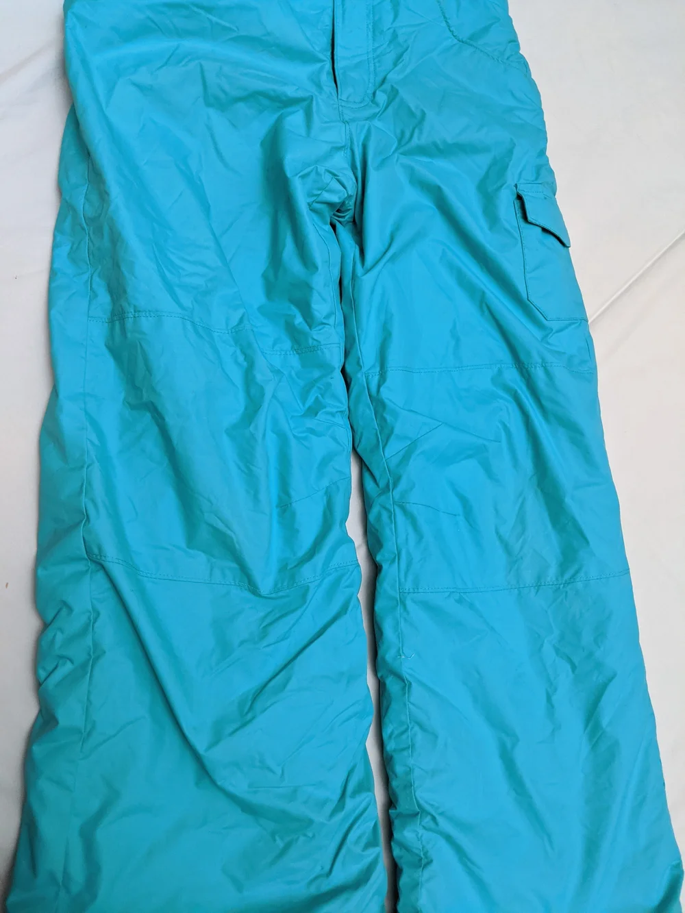 Columbia Girls Turquoise Insulated Snow Pants Size M 10-12
